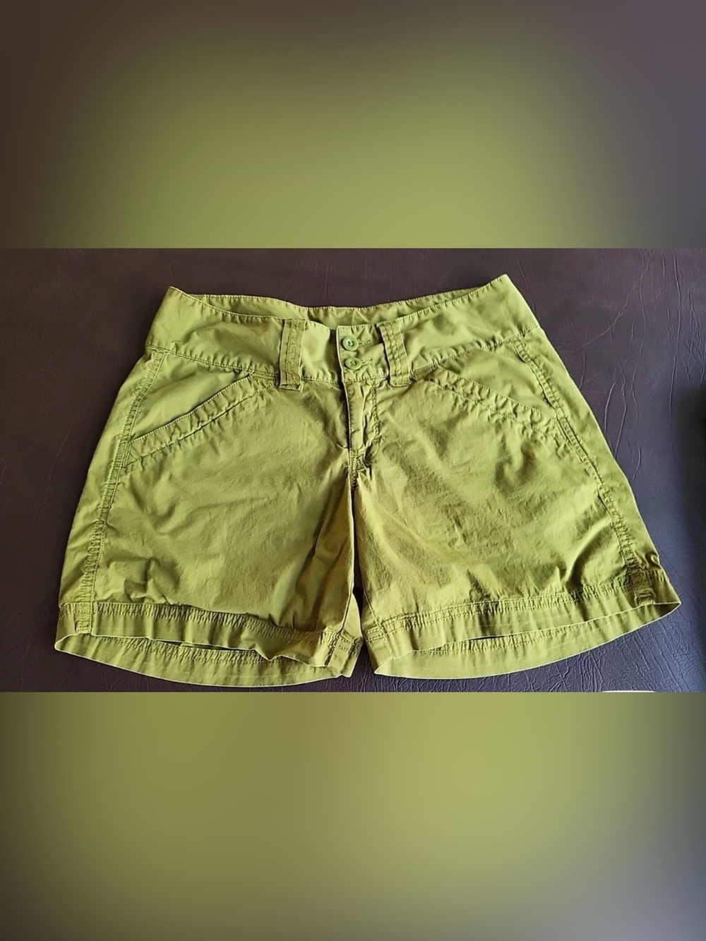 The North Face Women's Olive Green Hiking Shorts sz 6